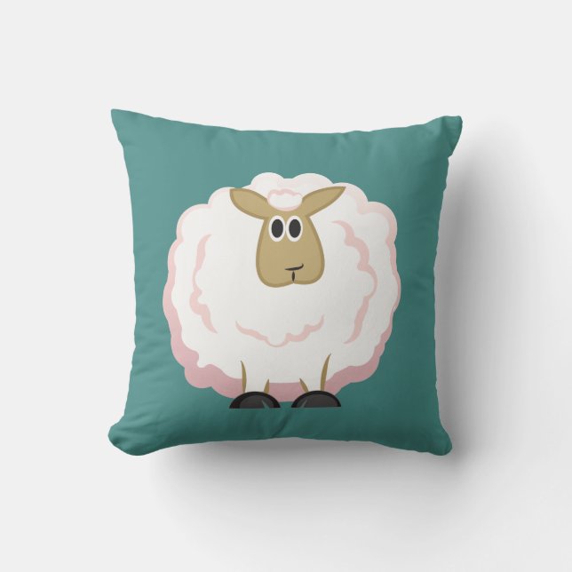 Schapen - ritter kussen (Voorkant)