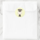 Schapen Ronde Sticker (Tas)