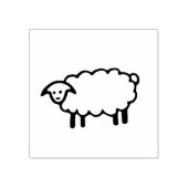 Schapen rubberen stempel, boerderijen rubberen ste rubberstempel (Afrduk)