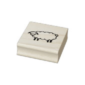 Schapen rubberen stempel, boerderijen rubberen ste rubberstempel (Stempel)