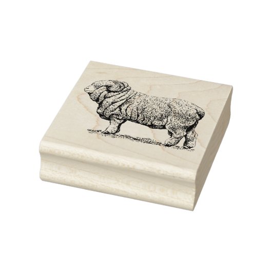  schapen rubberstempel (Stempel)