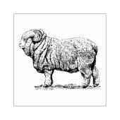  schapen rubberstempel (Afrduk)