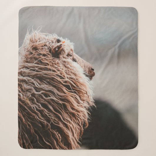 SCHAPEN SHERPA DEKEN (Voorkant)