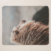 SCHAPEN SHERPA DEKEN (Voorkant (horizontaal))