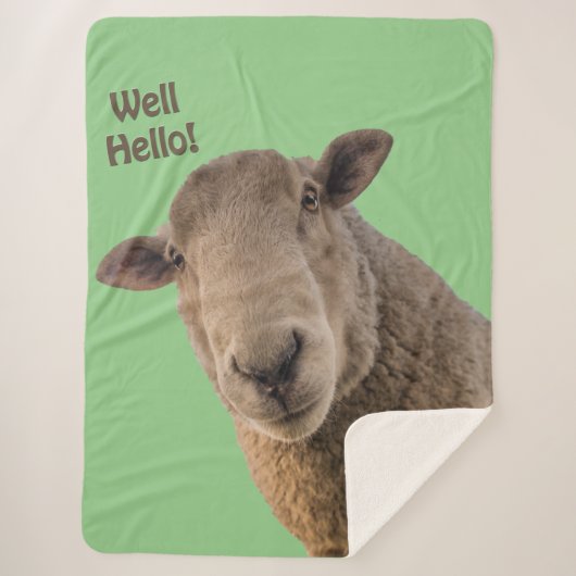 Schapen Sherpa Deken (Voorkant)