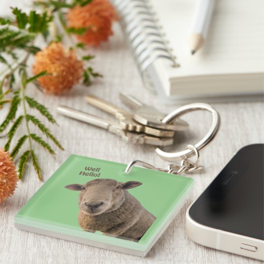 Schapen Sleutelhanger (Voorkant Rechts)