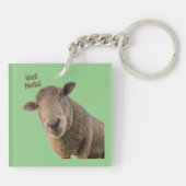 Schapen Sleutelhanger (Achterkant)
