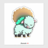 Schapen Stickers om uw dag op te fleuren (Vel)
