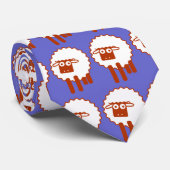 schapen stropdas (Opgerold)
