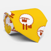 schapen stropdas (Opgerold)