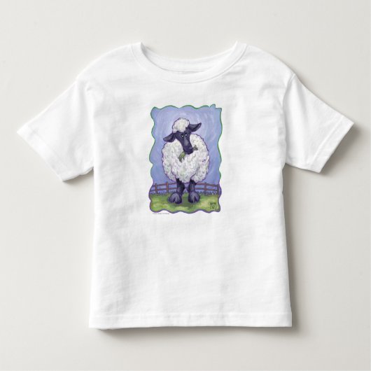 Schapen T-Hemden Kinder Shirts (Voorkant)