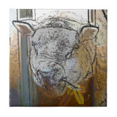 SCHAPEN TEGELTJE (Voorkant)