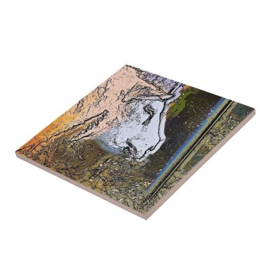 SCHAPEN TEGELTJE (Zijkant)