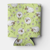 Schapen tellen op honingdauw groen blikjeskoeler (Voorkant)