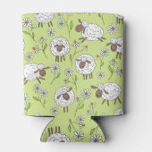 Schapen tellen op honingdauw groen blikjeskoeler (Achterkant)