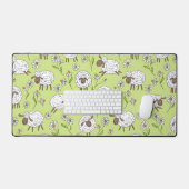 Schapen tellen op honingdauw groen bureaumat (Keyboard & Muis)