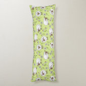 Schapen tellen op honingdauw groen lichaamskussen (Achterkant (Verticaal))