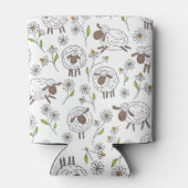 Schapen tellen op wit blikjeskoeler (Achterkant)