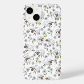 Schapen tellen op wit Case-Mate iPhone case (Achterkant)