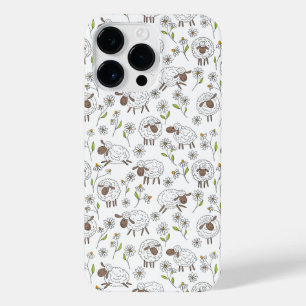 Schapen tellen op wit iPhone 14 pro max hoesje