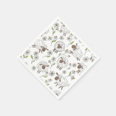 Schapen tellen op wit servet (Hoek)