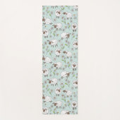 Schapen tellen op zee glasblauw yogamat (Voorkant)