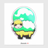 Schapen-thema Stickers Flock to Fun (Vel)