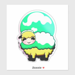 Schapen-thema Stickers Flock to Fun