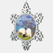 SCHAPEN TIN SNEEUWVLOK ORNAMENT (Rechts)