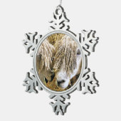 SCHAPEN TIN SNEEUWVLOK ORNAMENT (Rechts)