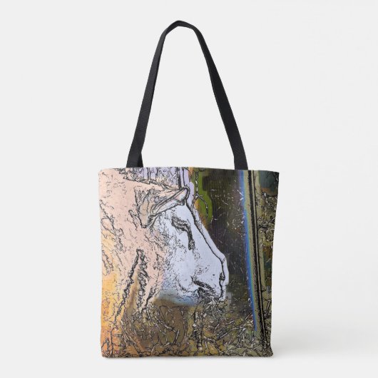 SCHAPEN TOTE BAG (Achterkant)