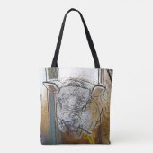 SCHAPEN TOTE BAG (Achterkant)