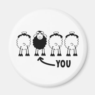 schapen van de familie Schaap Magneet