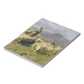 Schapen van de Pyreneeën door Rosa Bonheur Notitieblok (Linkerzijde)