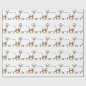 schapen van Serena Bowman grappige landbouwhuisdi Cadeaupapier (Vlak)