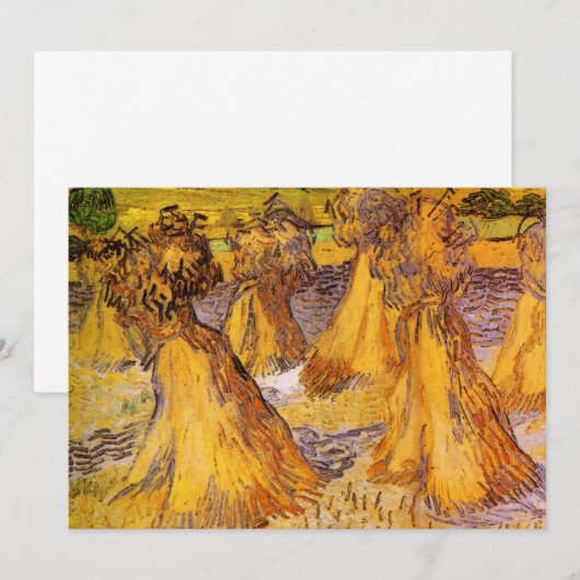 Schapen van Wheat door Vincent van Gogh (Voorkant / Achterkant)