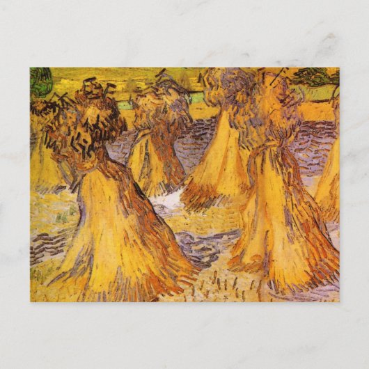 Schapen van Wheat door Vincent van Gogh Briefkaart (Voorkant)