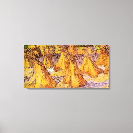 Schapen van Wheat door Vincent van Gogh Canvas Afdruk (Voorkant)