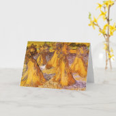 Schapen van Wheat door Vincent van Gogh Kaart (Gele Bloem)