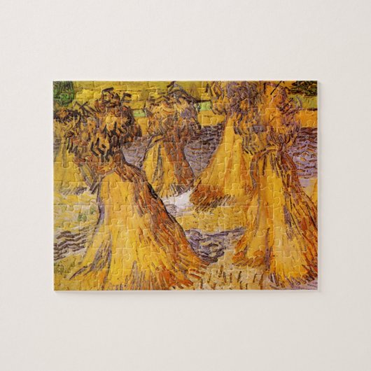 Schapen van Wheat door Vincent van Gogh Legpuzzel (Horizontaal)