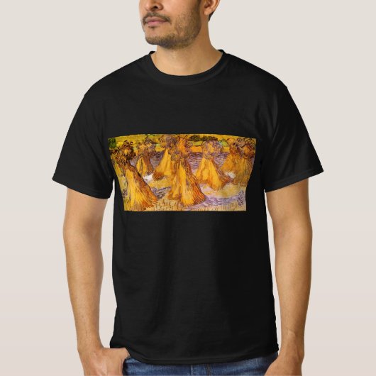 Schapen van Wheat door Vincent van Gogh T-shirt (Voorkant)