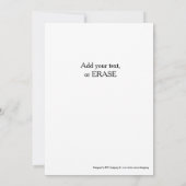 Schapen verkleed als een Halloween geest die "Boo" Kaart (Achterkant)