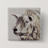 SCHAPEN VIERKANTE BUTTON 5,1 CM (Voorkant)