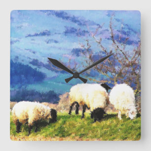 SCHAPEN VIERKANTE KLOK