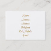 SCHAPEN VISITEKAARTJE (Achterkant)