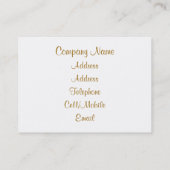 SCHAPEN VISITEKAARTJE (Achterkant)