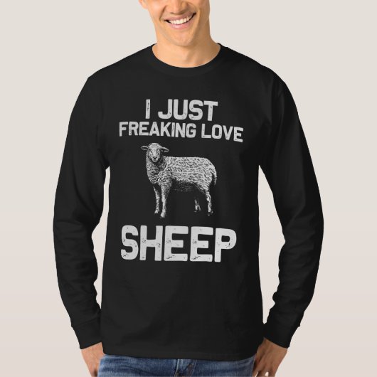 Schapen voor Mannen Vrouwen Lamseigenaar Veehouder T-shirt (Voorkant)
