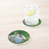 SCHAPEN ZANDSTEEN ONDERZETTER (Zijkant)