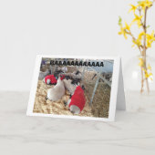 SCHAPEN ZEGGEN HET OP HUN "EIGEN MANIER" GELUKKIGE KAART (Gele Bloem)