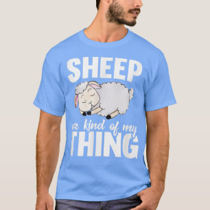 Schapen zijn een beetje mijn grappige schapenhoude t-shirt